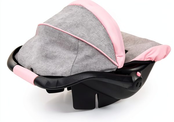 Bayer Design Doll Stroller Pink Grey 67933AA Sunshade Seat Belt-2