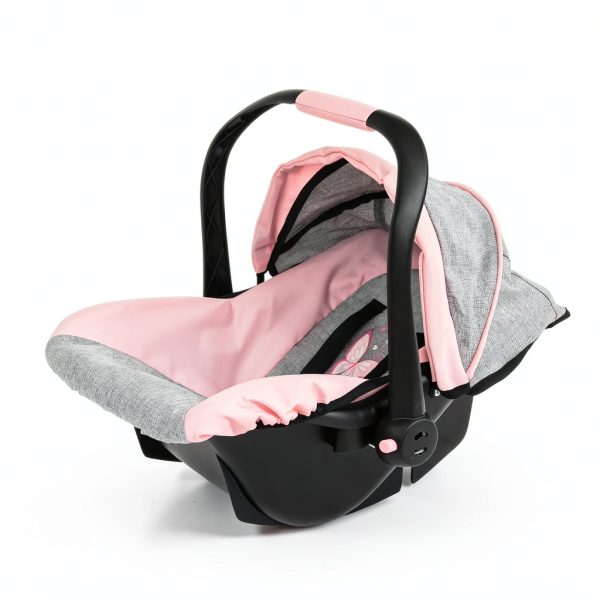 Bayer Design Doll Stroller Pink Grey 67933AA Sunshade Seat Belt-4
