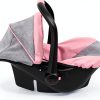 Bayer Design Doll Stroller Pink Grey 67933AA Sunshade Seat Belt-1