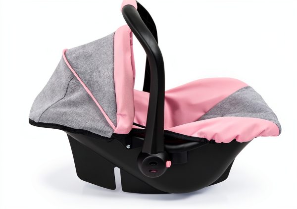 Bayer Design Doll Stroller Pink Grey 67933AA Sunshade Seat Belt-1