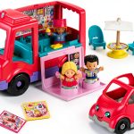 Barbie Little People Food Truck Playset with Music Sounds Model HXT01-0