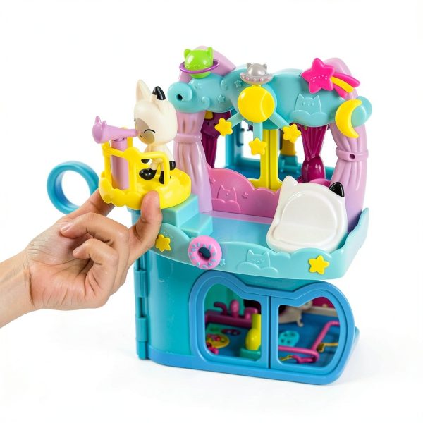 Spin Master Pandy Paws Dollhouse Balcony Playset with Telescope-8