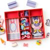 Melissa & Doug Magnetic Dress‑Up Dolls – Minnie & Daisy, 2 Figures-3