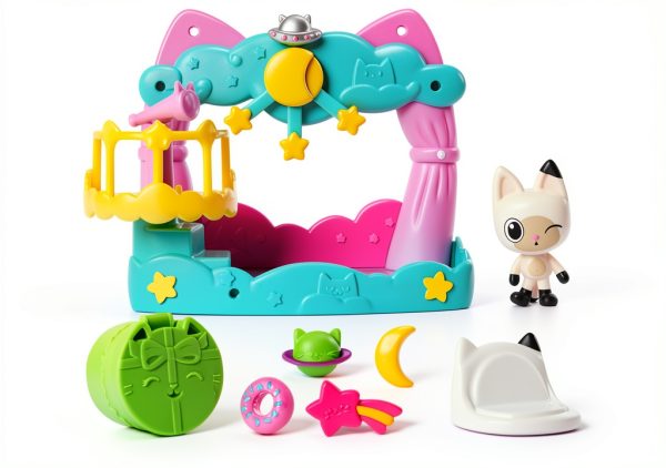Spin Master Pandy Paws Dollhouse Balcony Playset with Telescope-3