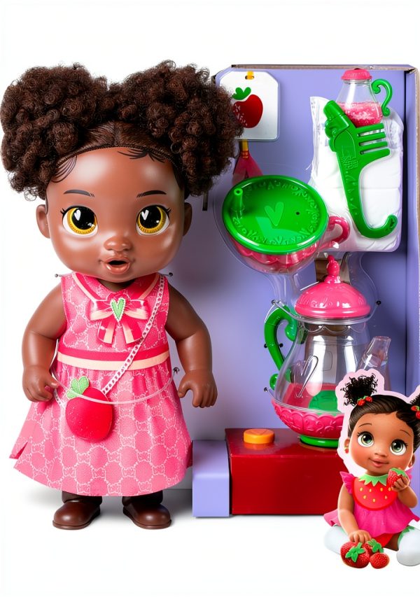 Hasbro Baby Alive Tea Party Doll with Bubbling Teapot G06105S0 11 inch-1