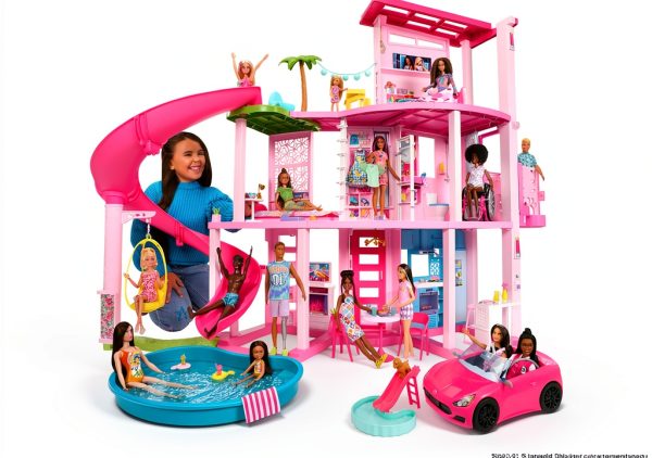 Barbie Dreamhouse HMX10 3‑Story Dollhouse with Slide, Pool & Pet-1
