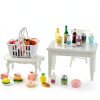 HSJH Miniature Ornaments 50pcs Resin Color for 1:12 Dollhouse-5