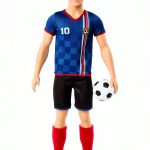 Mattel Ken Soccer Doll 11.5in Sports Edition with Uniform and Ball-0