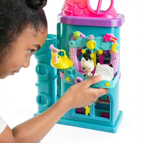 Spin Master Pandy Paws Dollhouse Balcony Playset with Telescope-1
