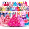 138 Pcs Doll Clothes & Accessories BYMORE – Wedding Gowns, Dresses-0