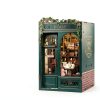 CUTEBEE Book Nook Kit Miniature House Owl Bookstore 3D Puzzle-2