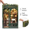 CUTEBEE Book Nook Kit Miniature House Owl Bookstore 3D Puzzle-1