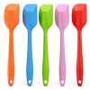 Silicone Spatulas 8.5" MOACC Heat Resistant Non-Stick Baking Tools 5-0