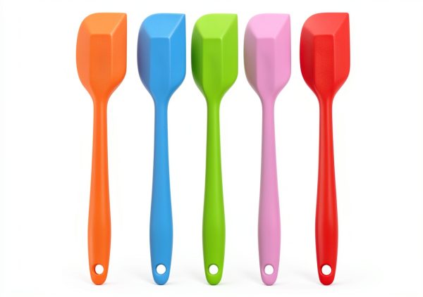 Silicone Spatulas 8.5" MOACC Heat Resistant Non-Stick Baking Tools 5-0