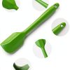 Silicone Spatulas 8.5" MOACC Heat Resistant Non-Stick Baking Tools 5-4